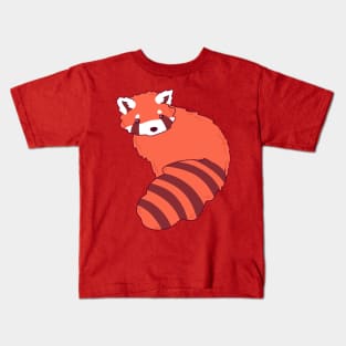 Cutie Red Panda Kids T-Shirt